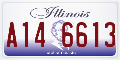 IL license plate A146613