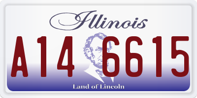 IL license plate A146615