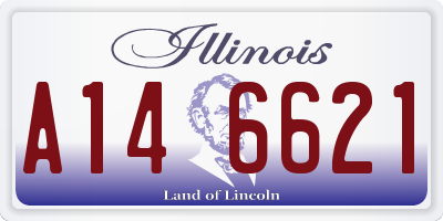 IL license plate A146621