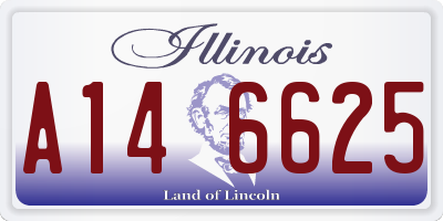 IL license plate A146625