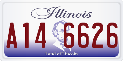IL license plate A146626