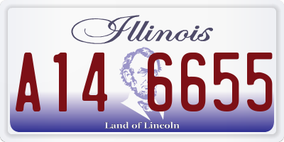 IL license plate A146655