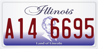IL license plate A146695