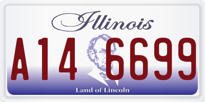 IL license plate A146699