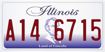 IL license plate A146715