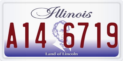 IL license plate A146719