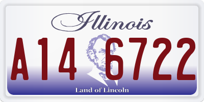 IL license plate A146722