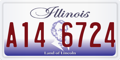 IL license plate A146724