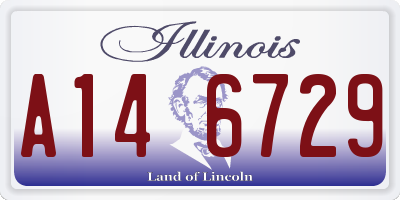 IL license plate A146729