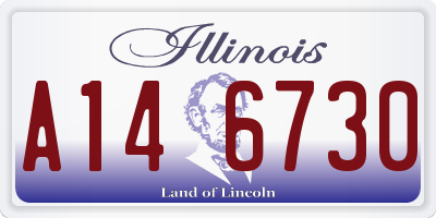 IL license plate A146730