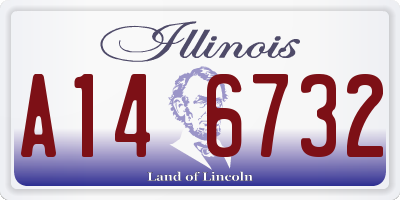 IL license plate A146732