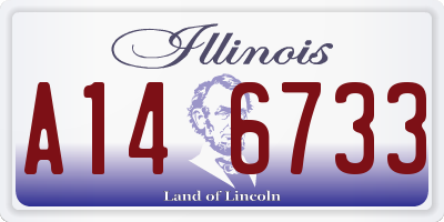 IL license plate A146733