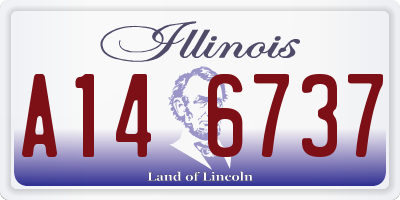 IL license plate A146737