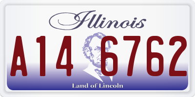 IL license plate A146762