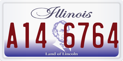 IL license plate A146764