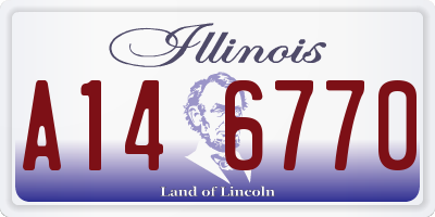 IL license plate A146770