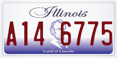 IL license plate A146775
