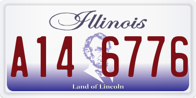 IL license plate A146776