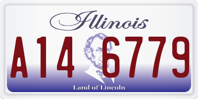 IL license plate A146779