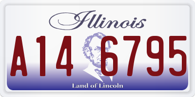 IL license plate A146795