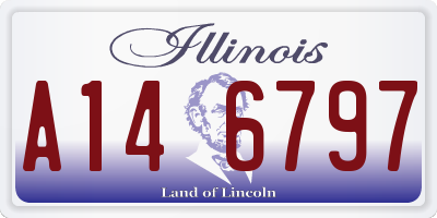 IL license plate A146797
