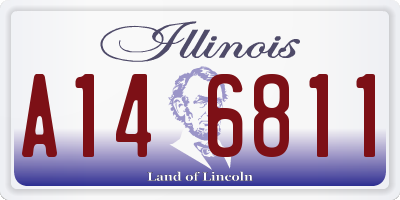 IL license plate A146811