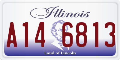 IL license plate A146813