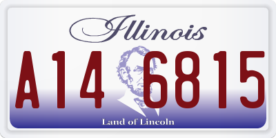 IL license plate A146815