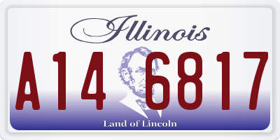 IL license plate A146817