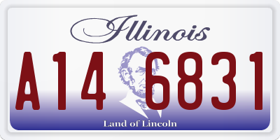 IL license plate A146831