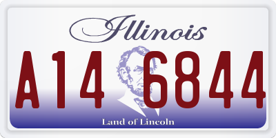 IL license plate A146844