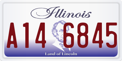 IL license plate A146845