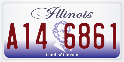 IL license plate A146861
