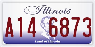IL license plate A146873