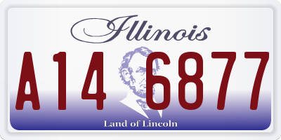 IL license plate A146877