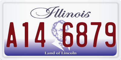 IL license plate A146879