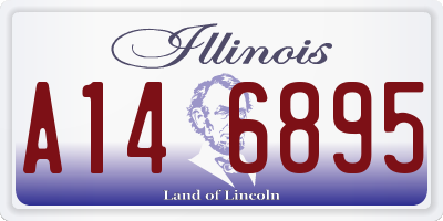 IL license plate A146895