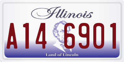 IL license plate A146901