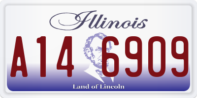 IL license plate A146909