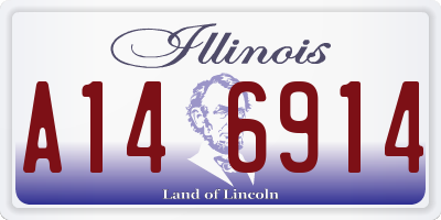 IL license plate A146914