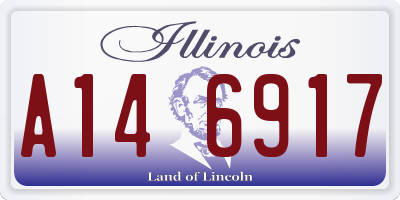IL license plate A146917