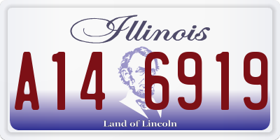 IL license plate A146919