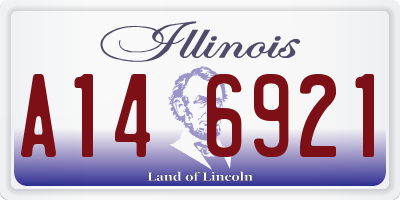IL license plate A146921