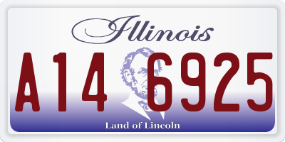 IL license plate A146925