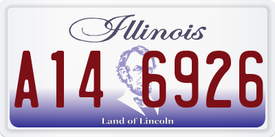 IL license plate A146926