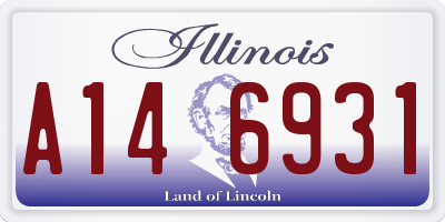 IL license plate A146931