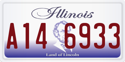 IL license plate A146933