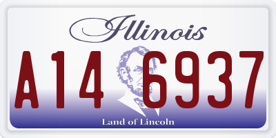 IL license plate A146937
