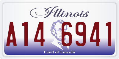 IL license plate A146941