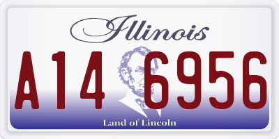 IL license plate A146956